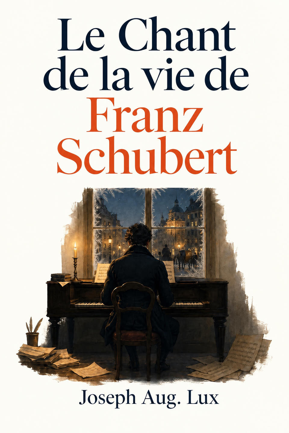 Le Chant de la vie de Franz Schubert by Joseph Aug. Lux, the cover