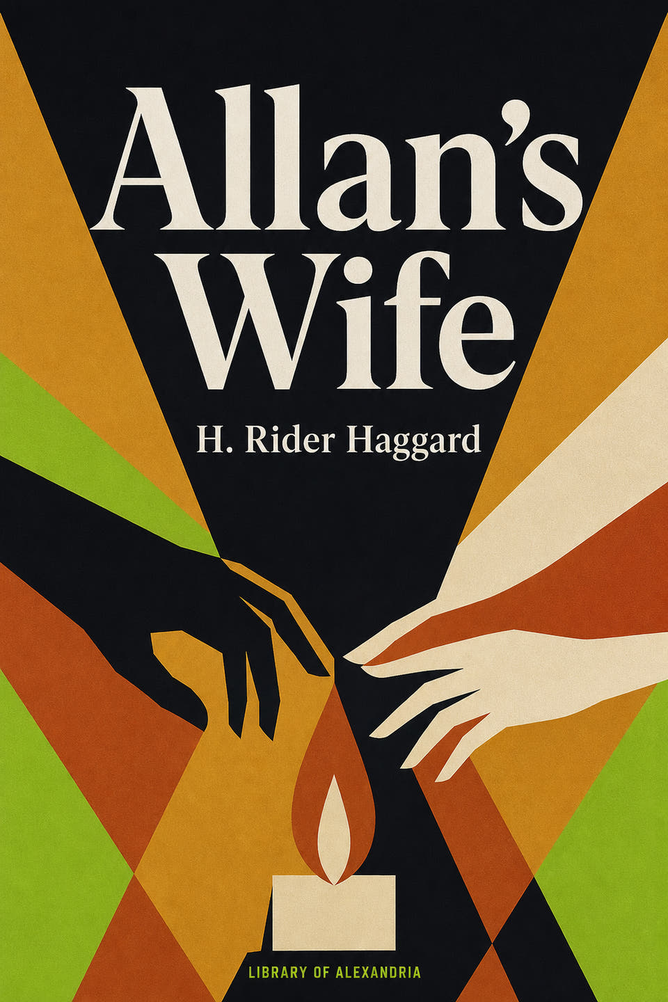 Allan's Wife by H. Rider Haggard, the cover