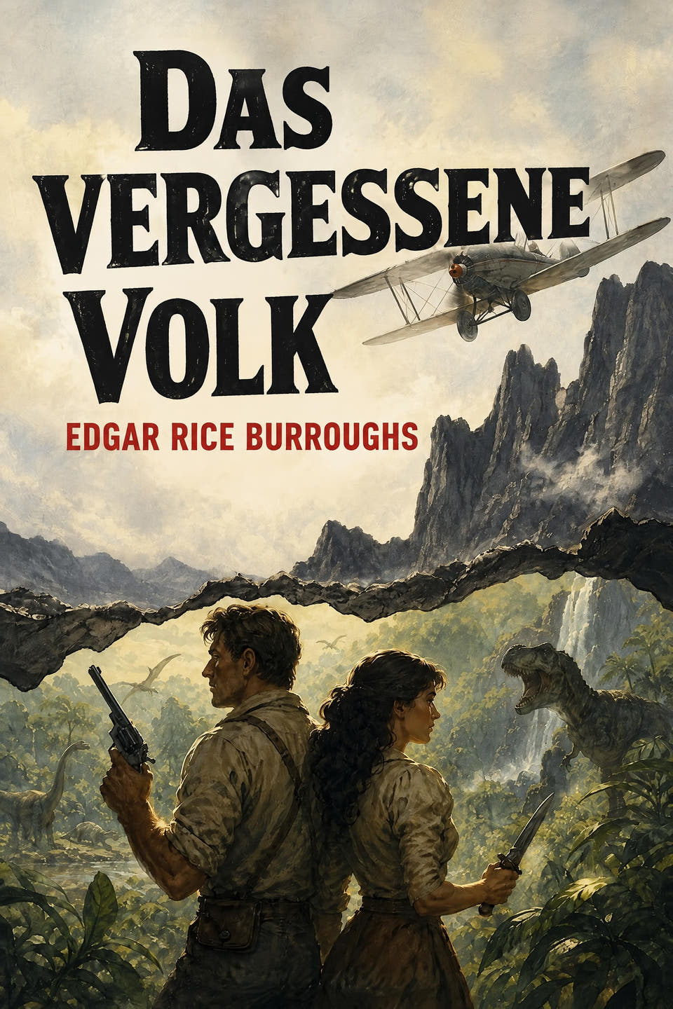 Das vergessene Volk by Edgar Rice Burroughs, the cover