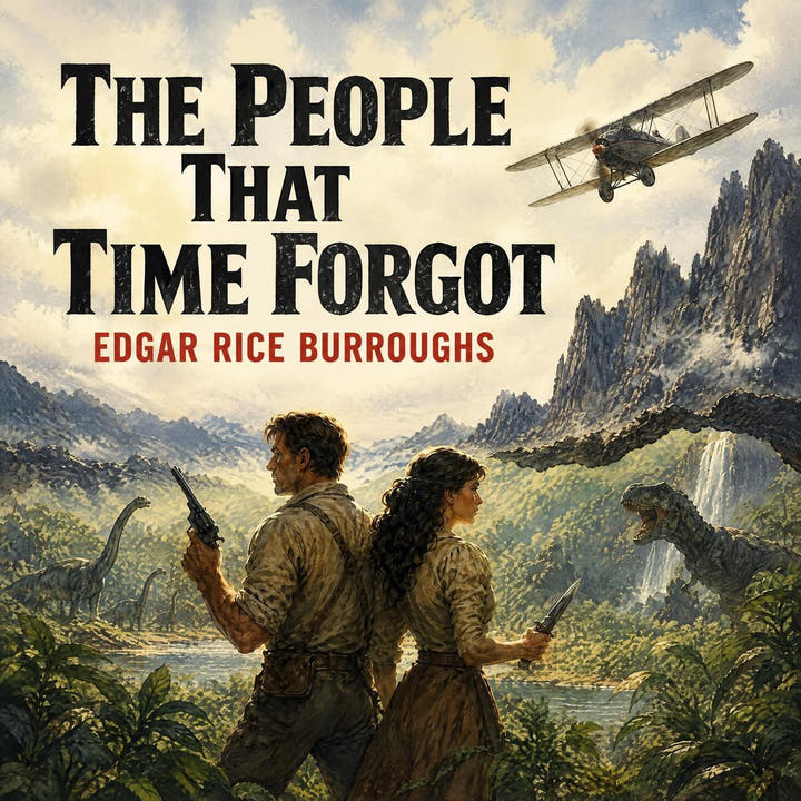 El pueblo olvidado por el tiempo, the audiobook cover