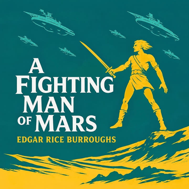 El guerrero de Marte, the audiobook cover