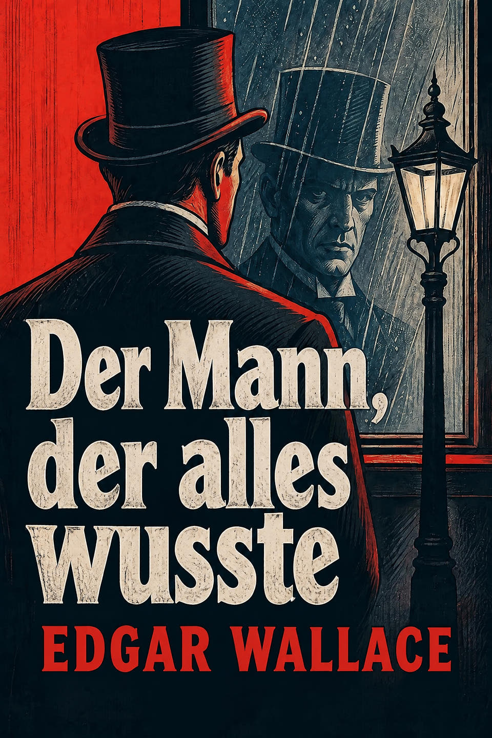Der Mann, der alles wusste by Edgar Wallace, the cover