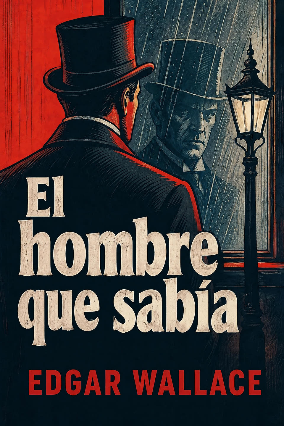 El hombre que sabía by Edgar Wallace, the cover