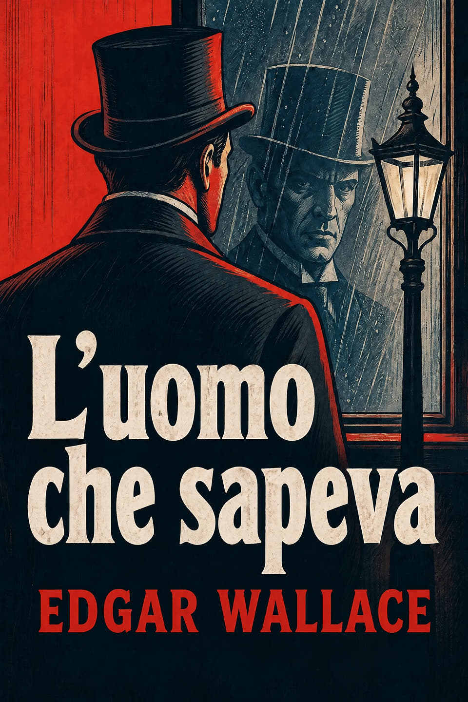 L’uomo che sapeva by Edgar Wallace, the cover