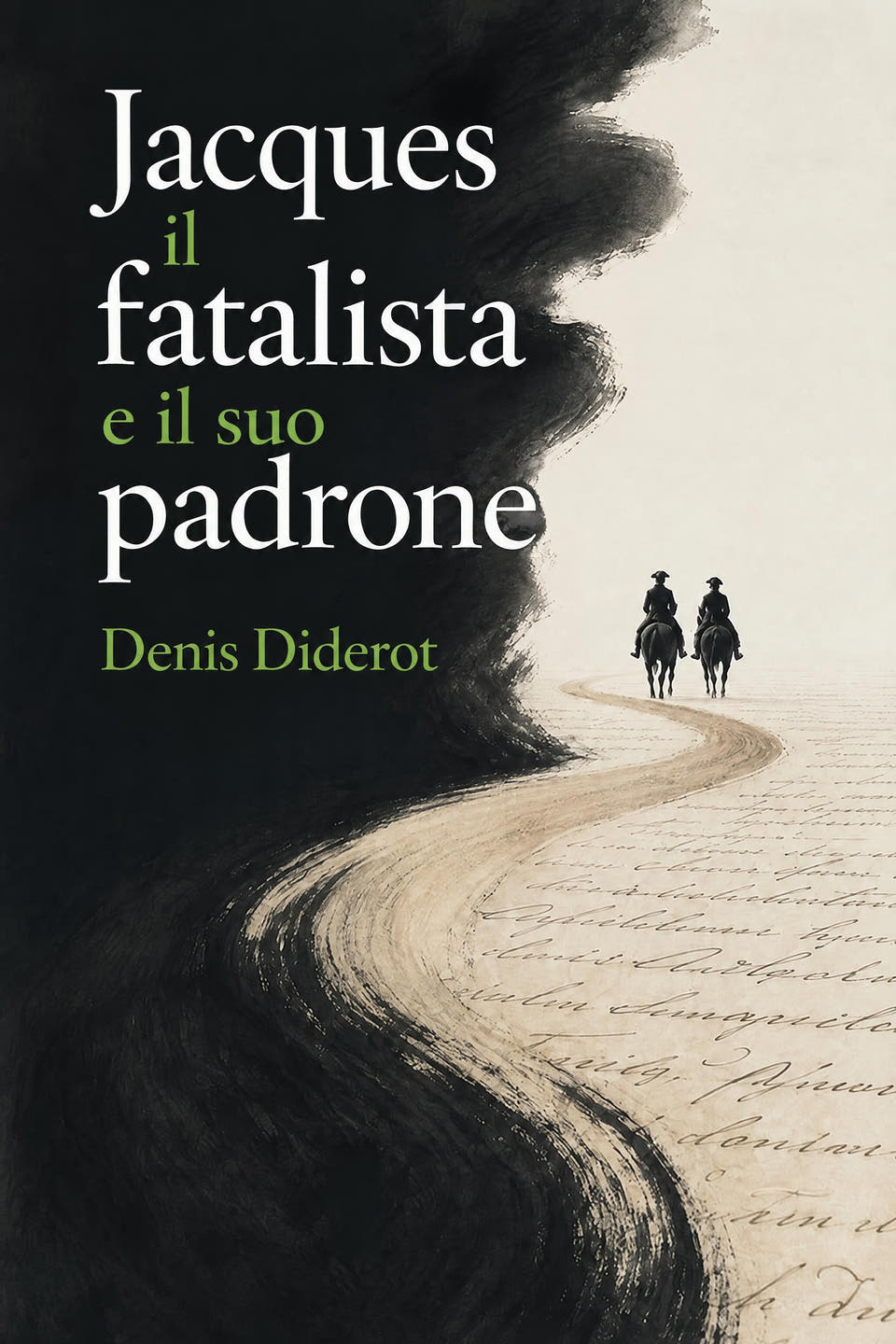 Jacques il fatalista e il suo padrone by Denis Diderot, the cover