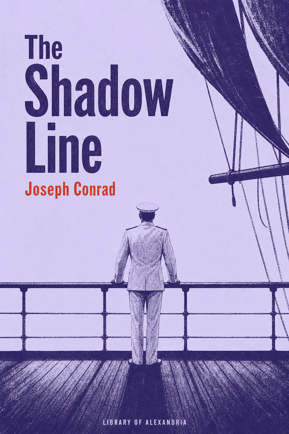 La línea de sombra by Joseph Conrad, the cover