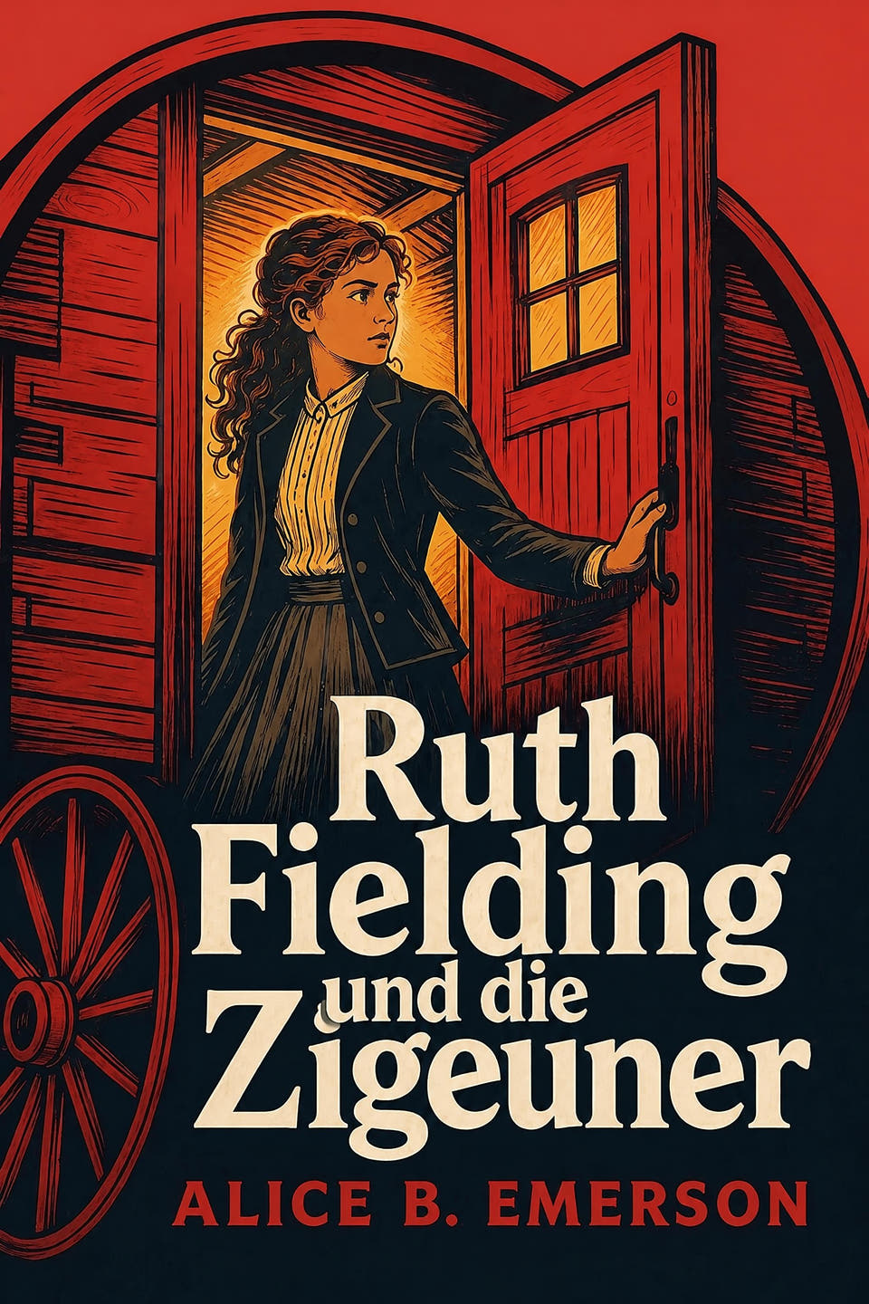 Ruth Fielding und die Zigeuner by Alice B. Emerson, the cover