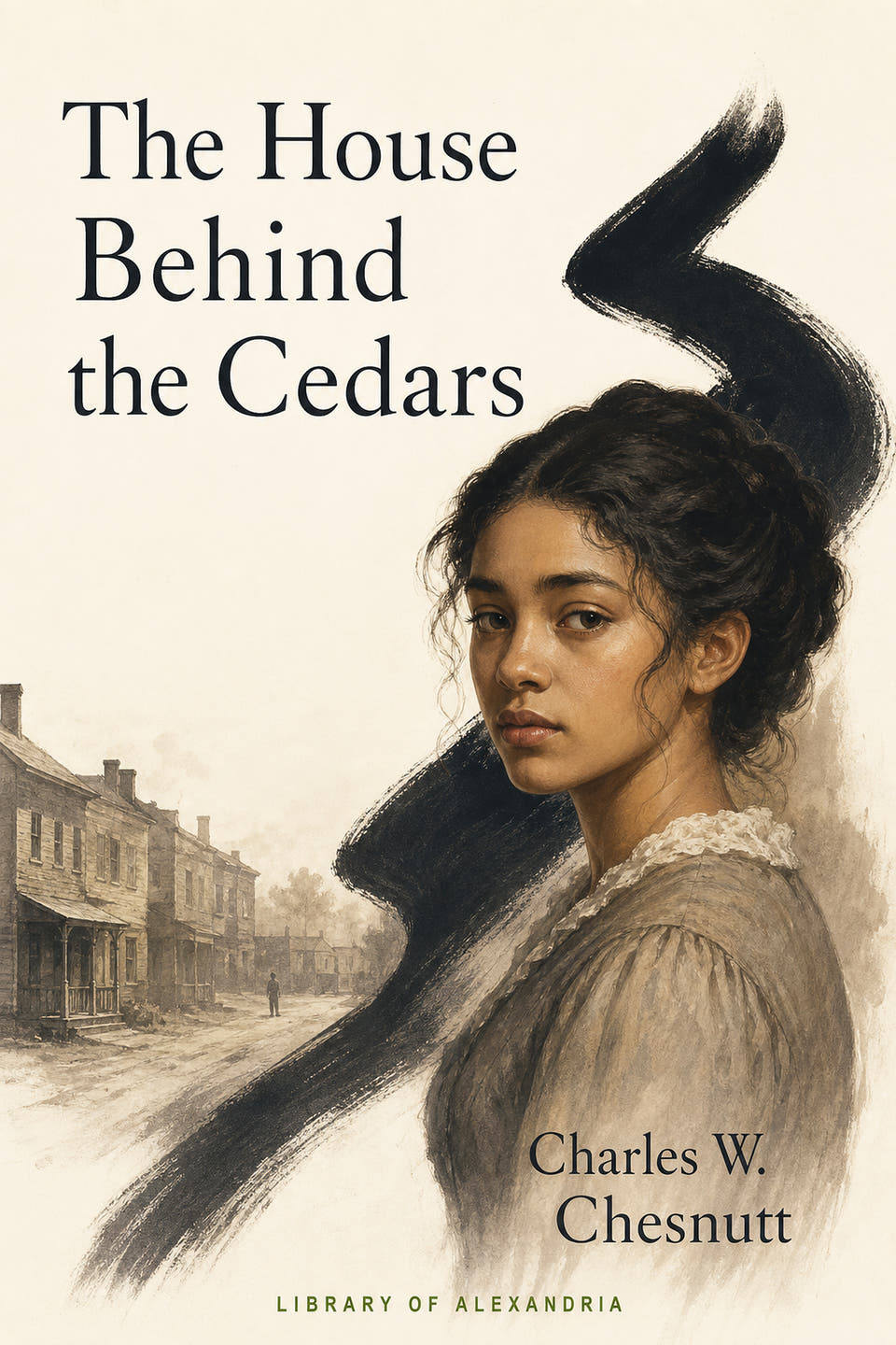 The House Behind the Cedars by Charles W. Chesnutt, the cover