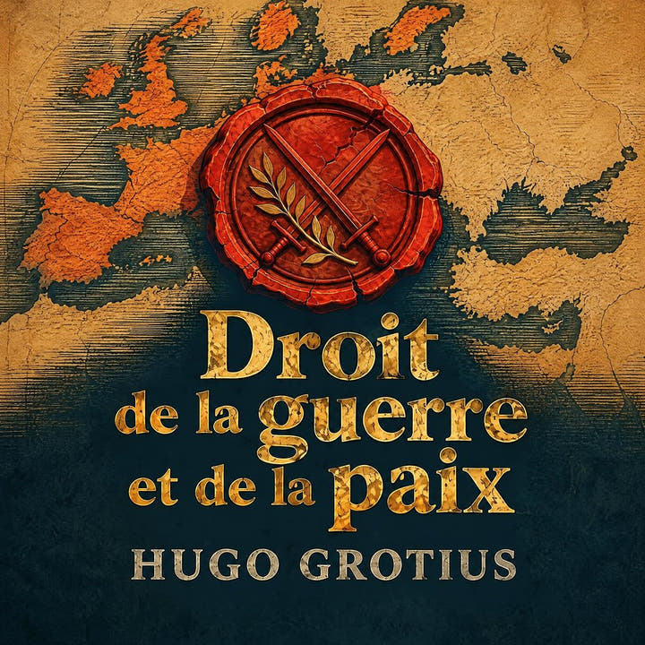Droit de la guerre et de la paix, the audiobook cover