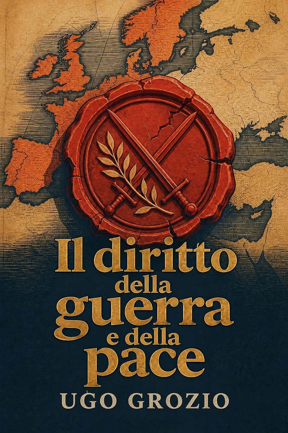 Il diritto della guerra e della pace by Ugo Grozio, the cover