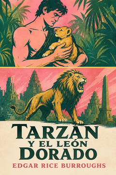 Tarzán y el León Dorado, the cover of this edition