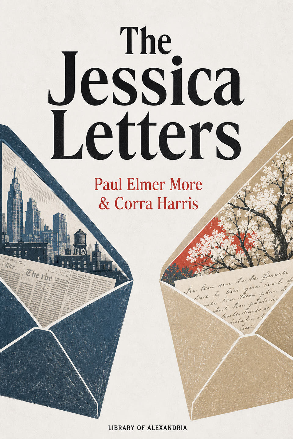Le lettere di Jessica by Paul Elmer More; Corra Harris, the cover