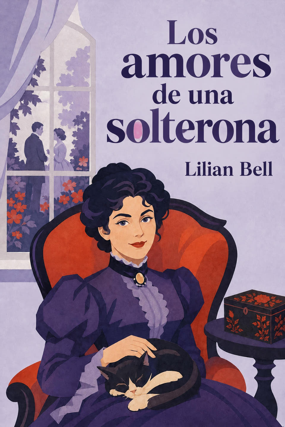 Los amores de una solterona by Lilian Bell, the cover