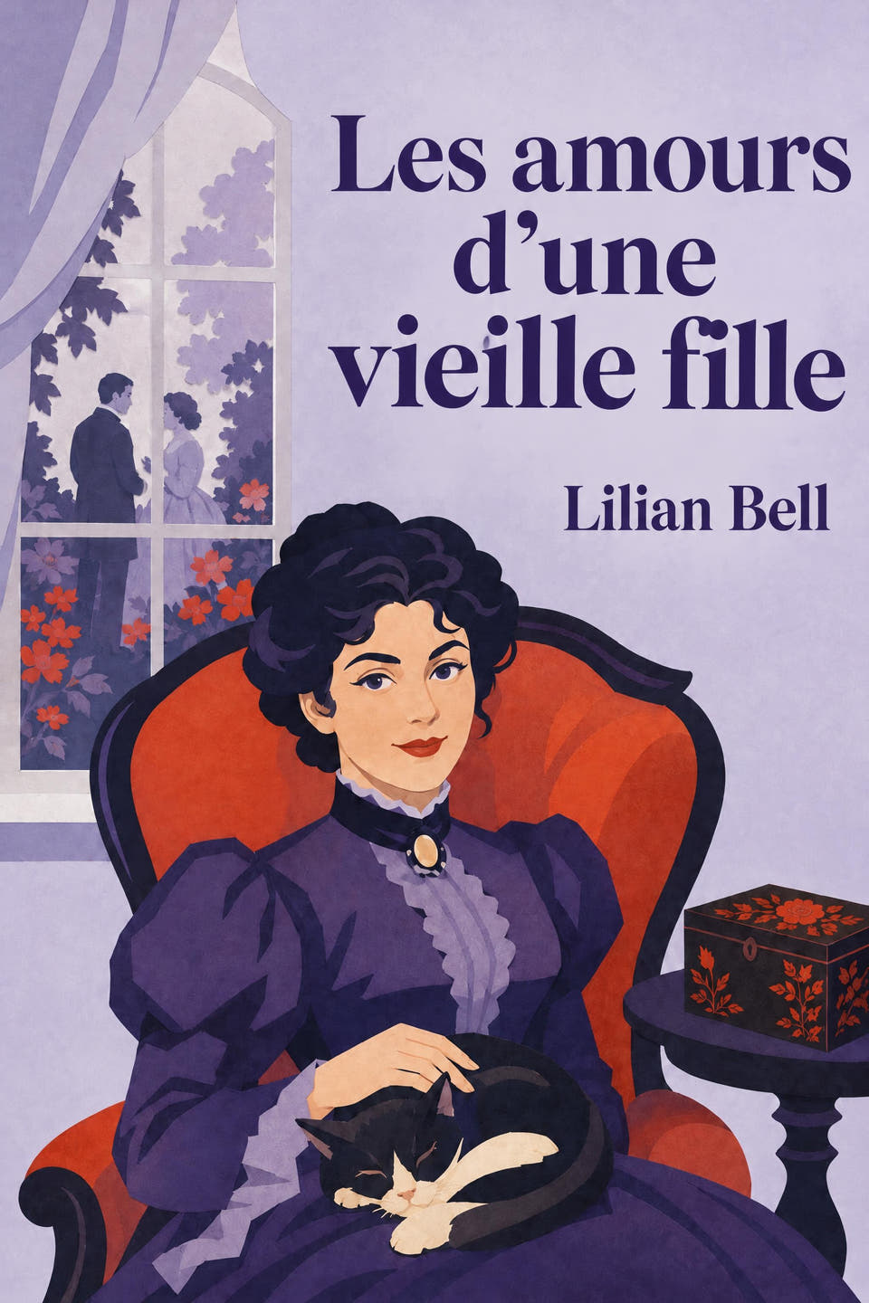 Les amours d’une vieille fille by Lilian Bell, the cover