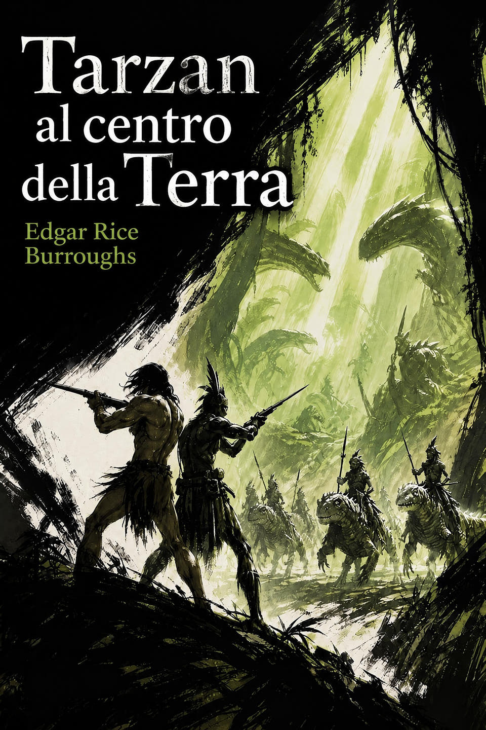 Tarzan al centro della Terra by Edgar Rice Burroughs, the cover
