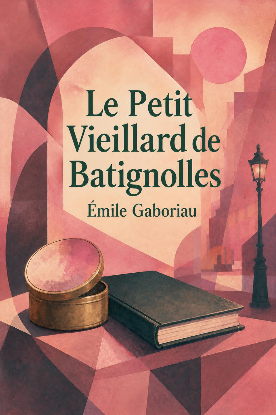 Le Petit Vieillard de Batignolles by Émile Gaboriau, the cover