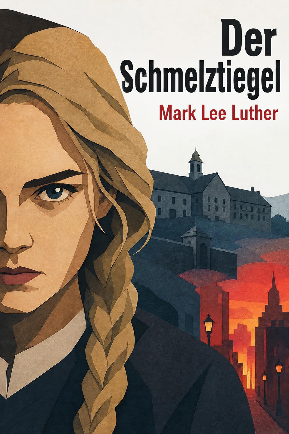 Der Schmelztiegel by Mark Lee Luther, the cover