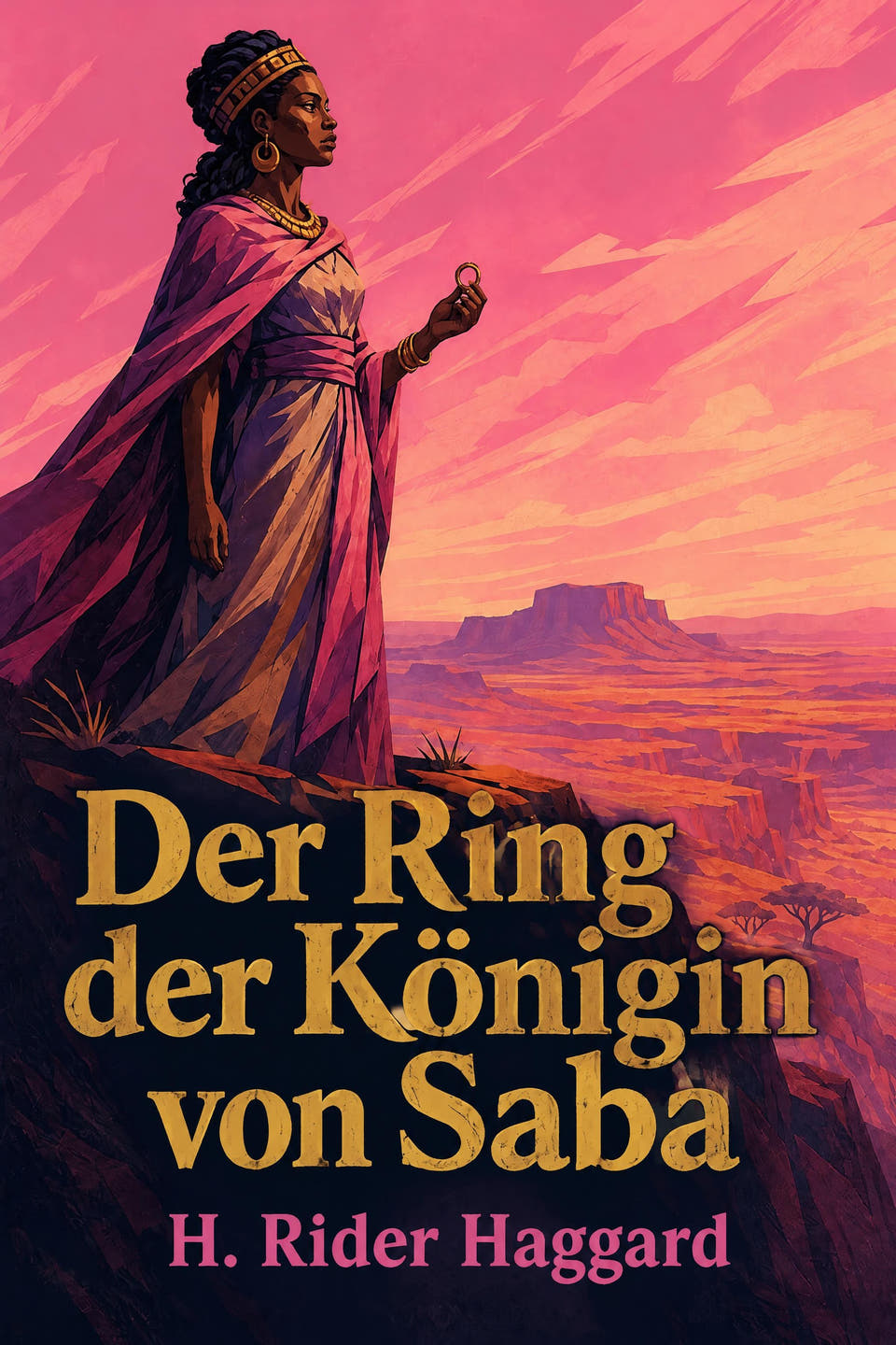 Der Ring der Königin von Saba by H. Rider Haggard, the cover