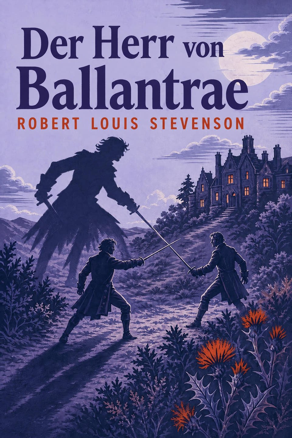 Der Herr von Ballantrae by Robert Louis Stevenson, the cover