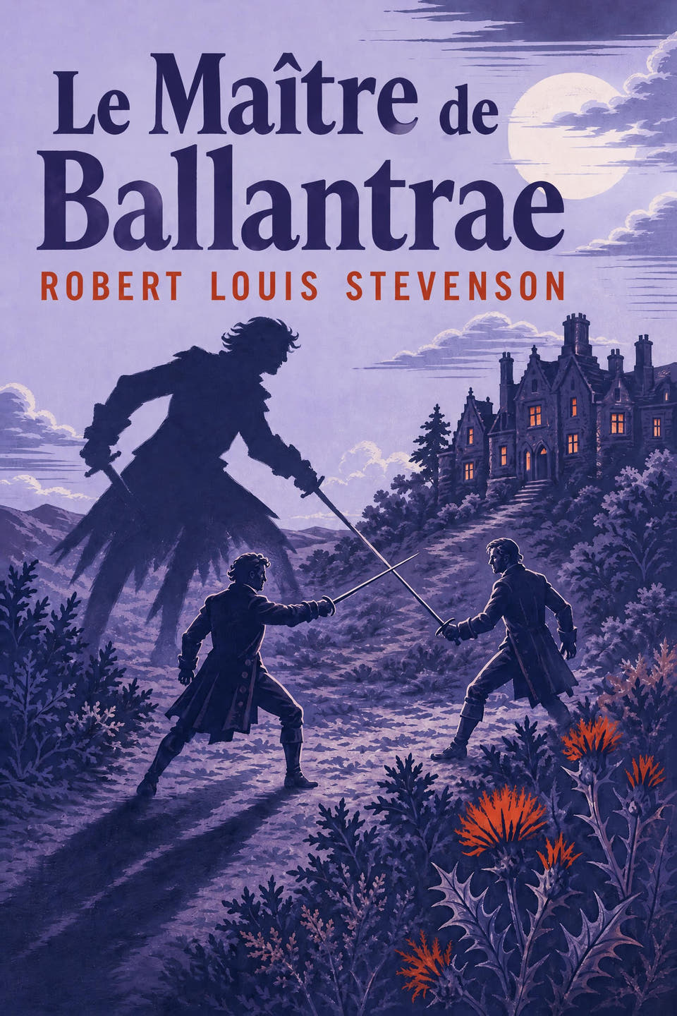 Le Maître de Ballantrae by Robert Louis Stevenson, the cover