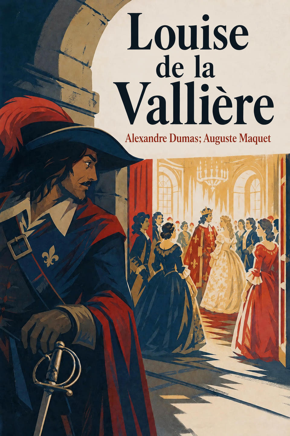 Louise de la Vallière by Alexandre Dumas ; Auguste Maquet, the cover