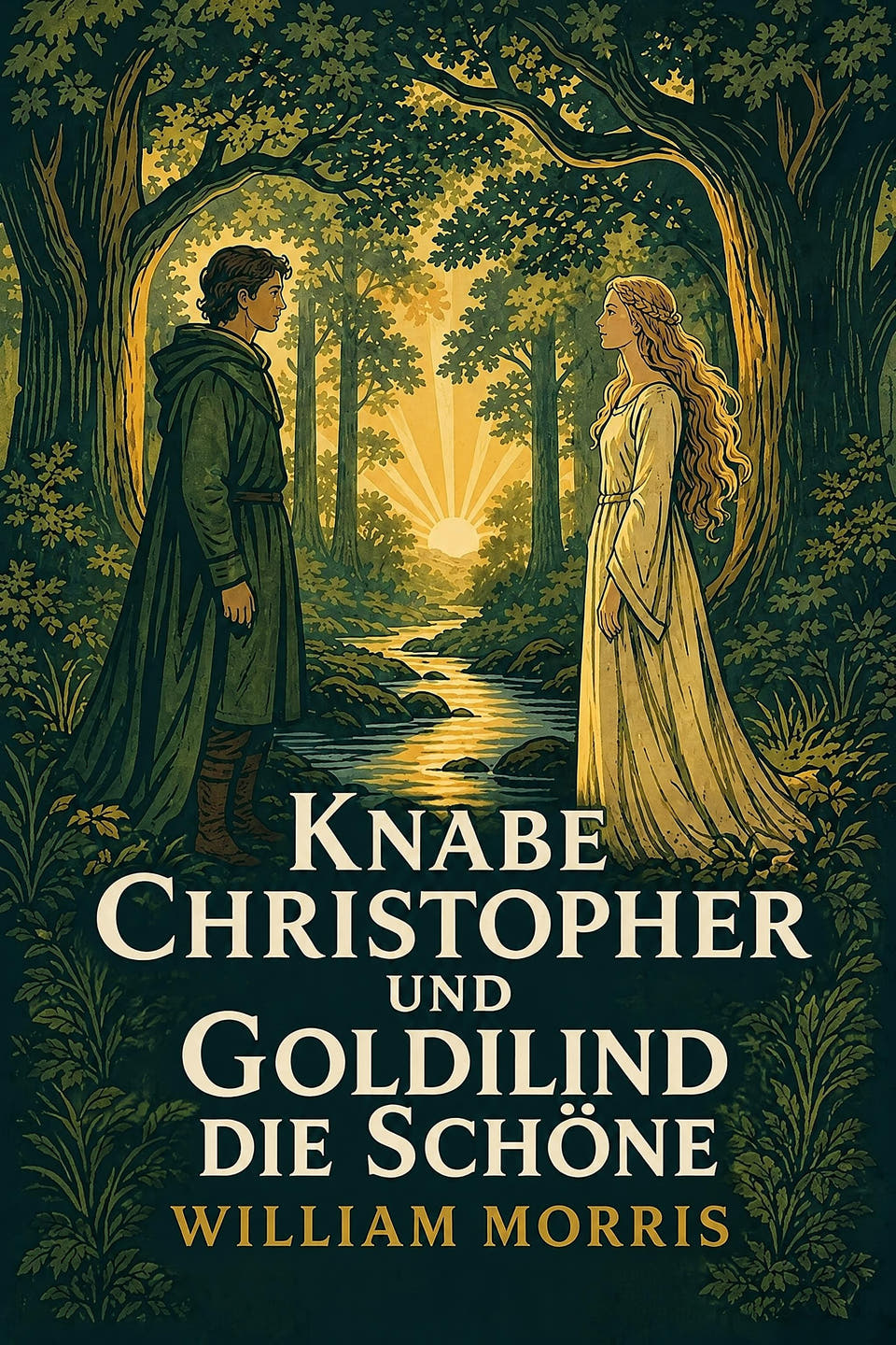 Knabe Christopher und Goldilind die Schöne by William Morris, the cover