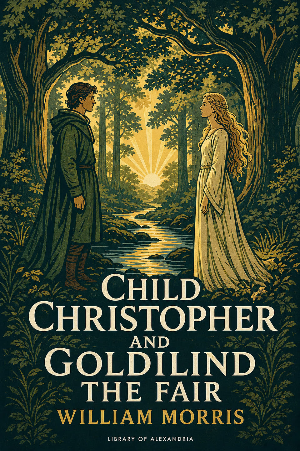 Child Christopher and Goldilind the Fair by William Morris, the cover