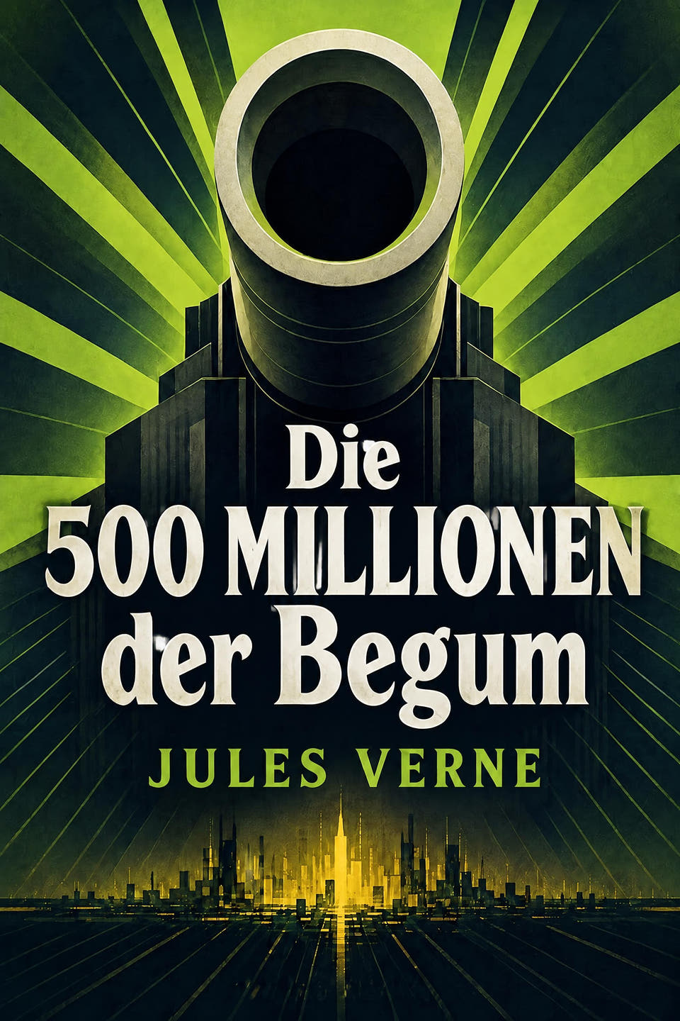Die 500 Millionen der Begum by Jules Verne, the cover