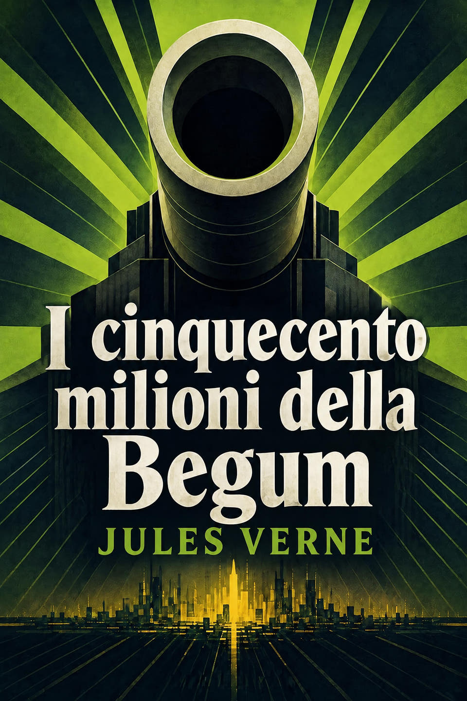 I cinquecento milioni della Begum by Jules Verne, the cover