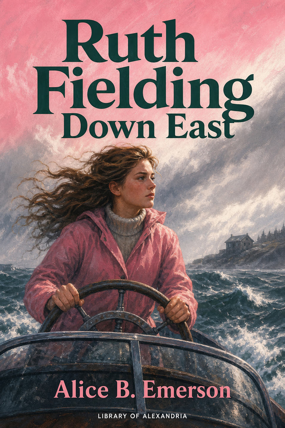 Ruth Fielding Down East by Alice B. Emerson, the cover