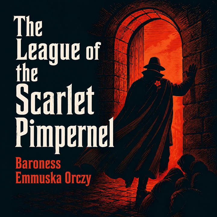 The League of the Scarlet Pimpernel, the audiobook cover