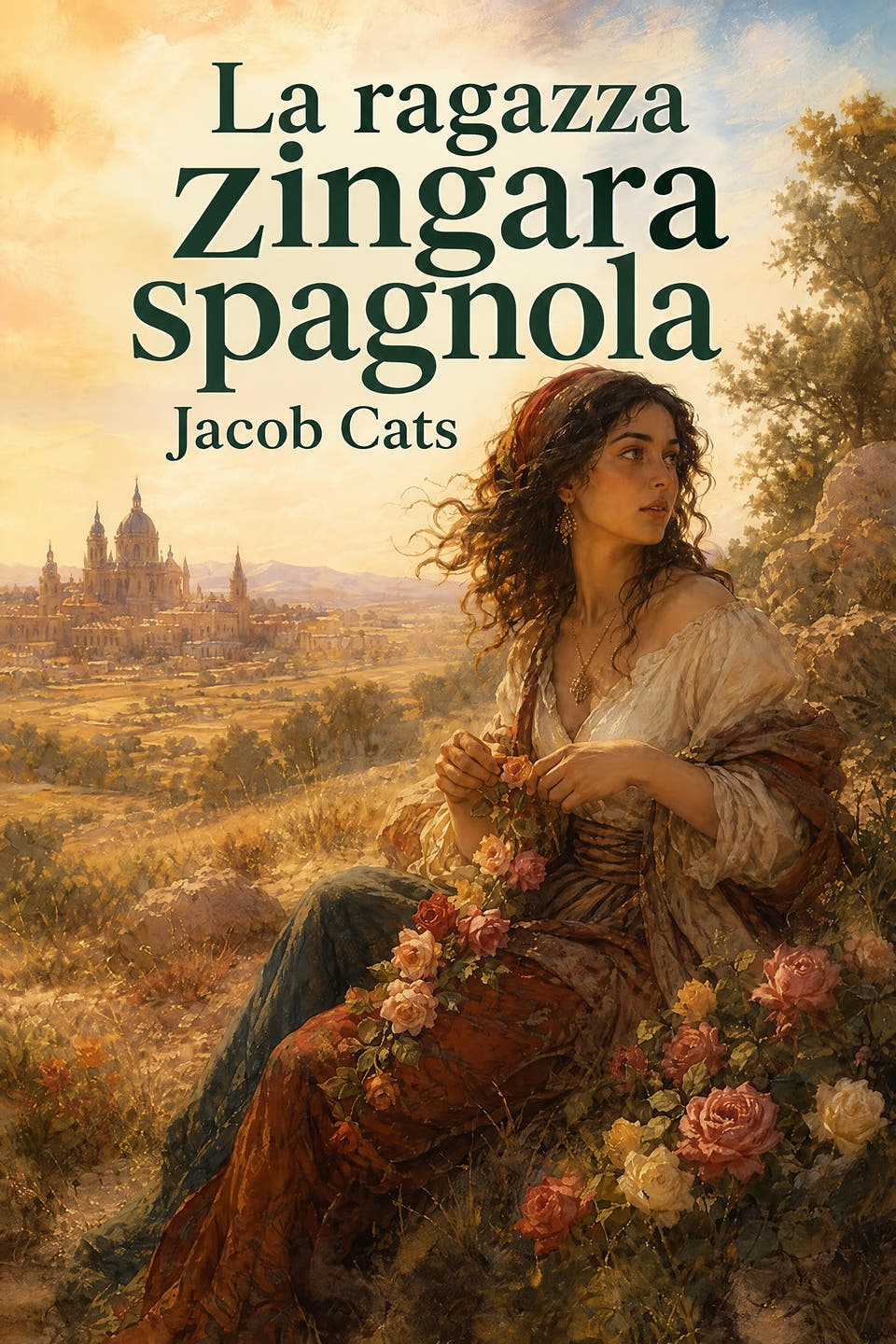 La ragazza zingara spagnola by Jacob Cats, the cover