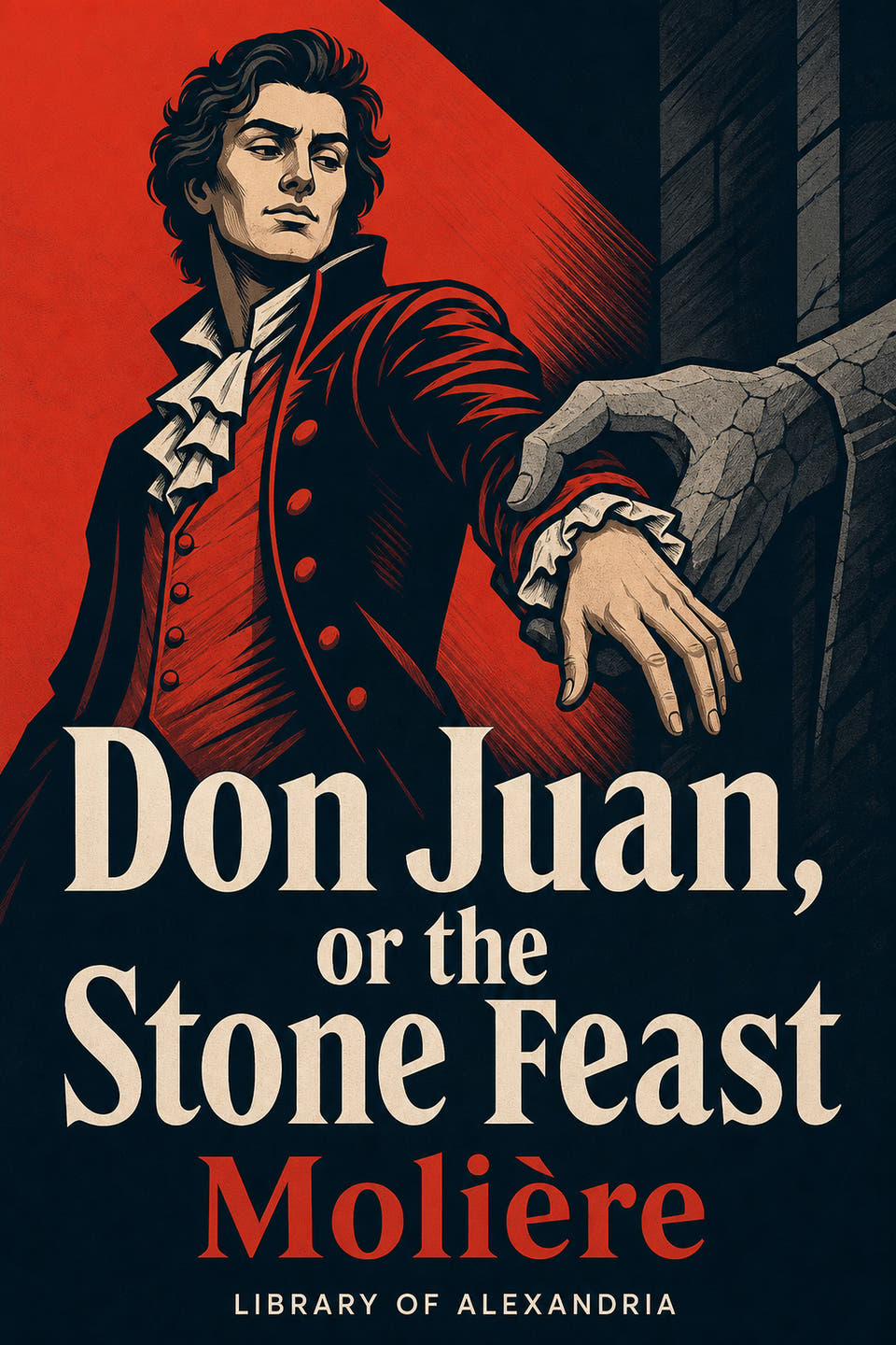 Don Juan, or the Stone Feast by Molière, the cover