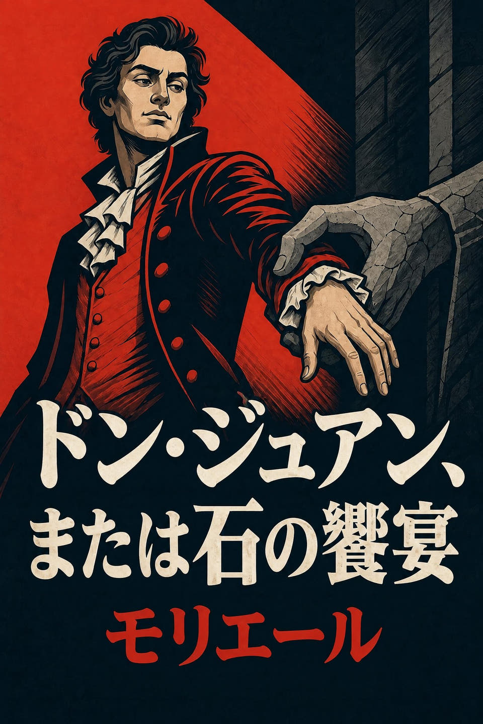 モリエール著『ドン・ジュアン、または石の饗宴』の表紙