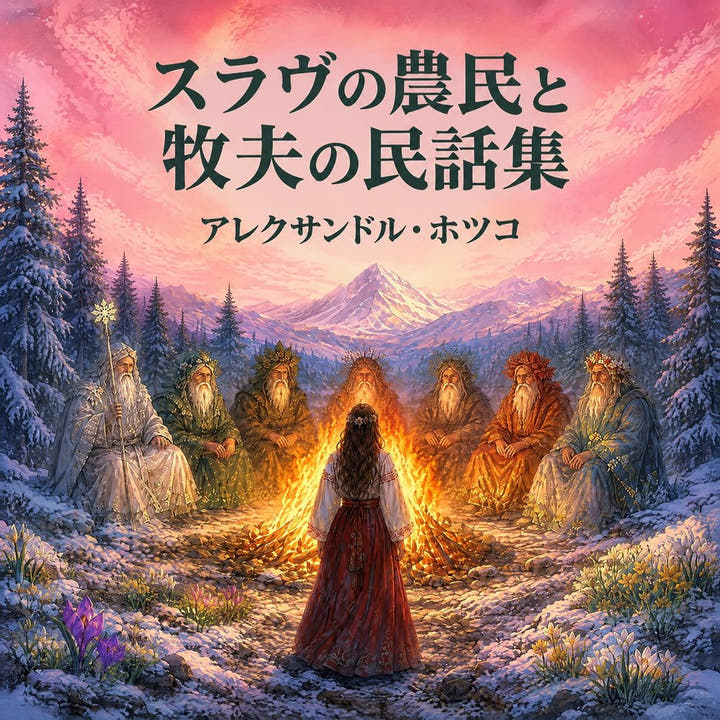 『スラヴの農民と牧夫の民話集』のオーディオブックの表紙