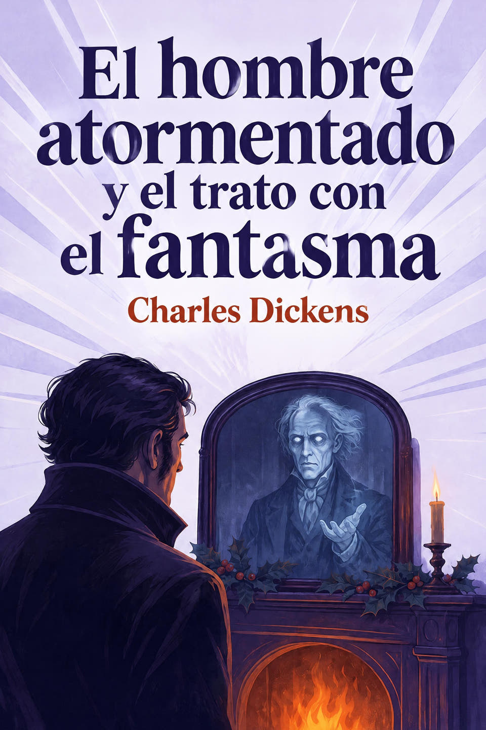 El hombre atormentado y el trato con el fantasma by Charles Dickens, the cover