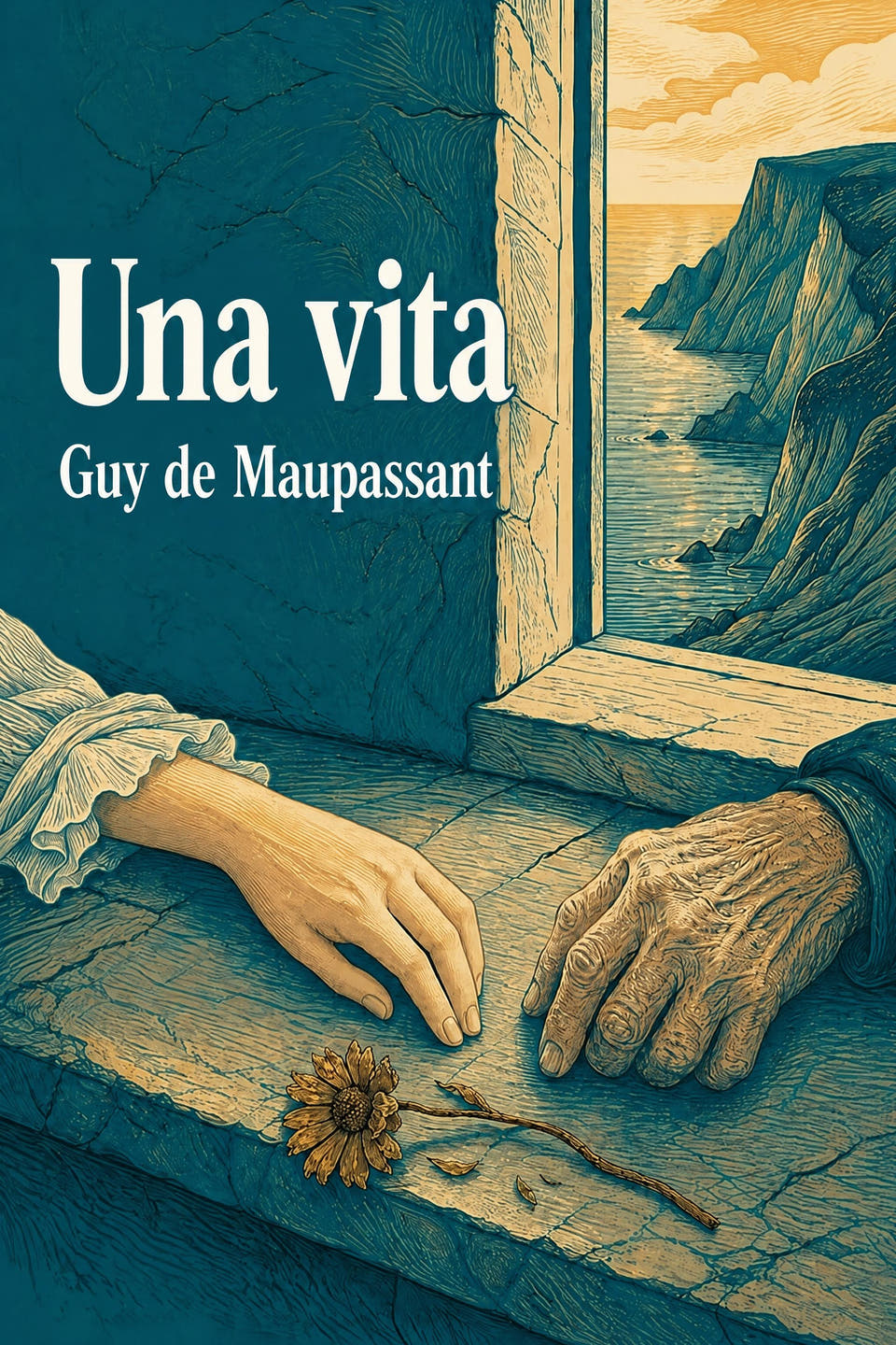 Una vita by Guy de Maupassant, the cover