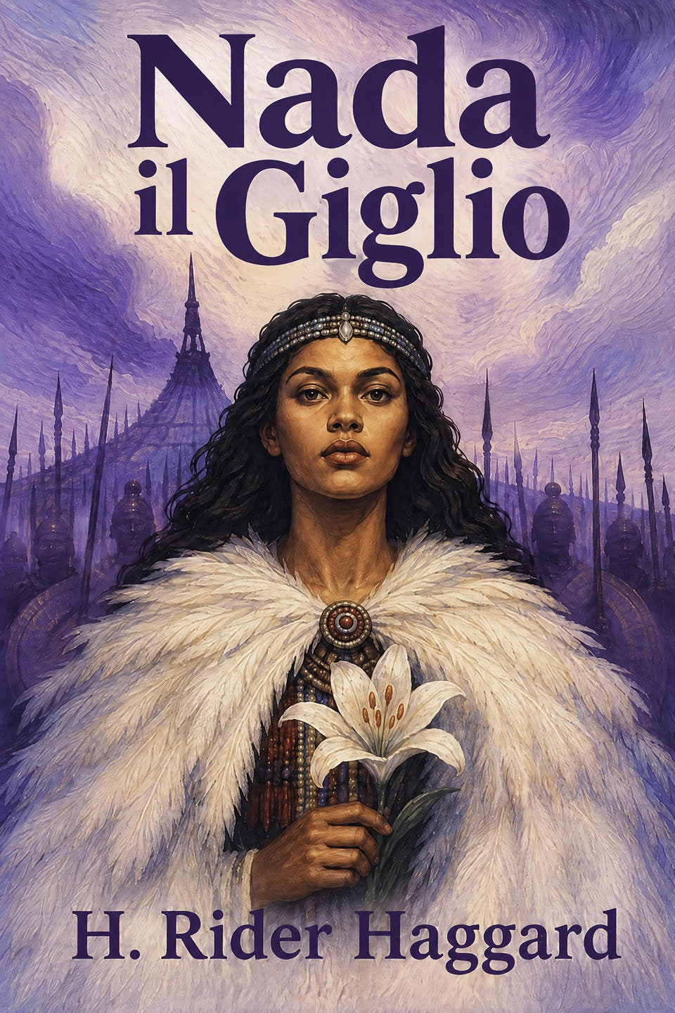 Nada il Giglio by H. Rider Haggard, the cover