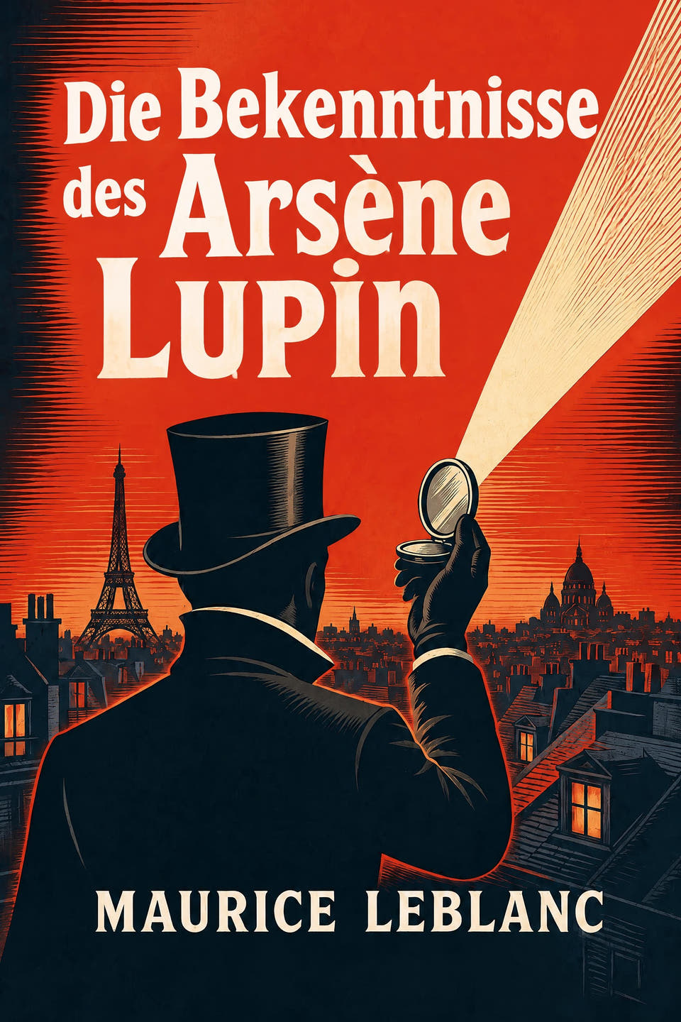 Die Bekenntnisse des Arsène Lupin by Maurice Leblanc, the cover
