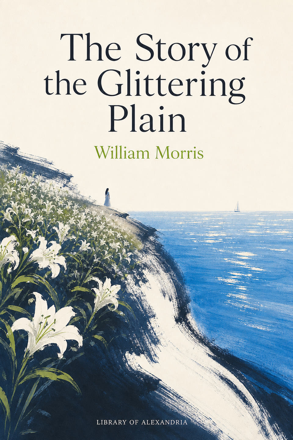 The Story of the Glittering Plain by William Morris, the cover