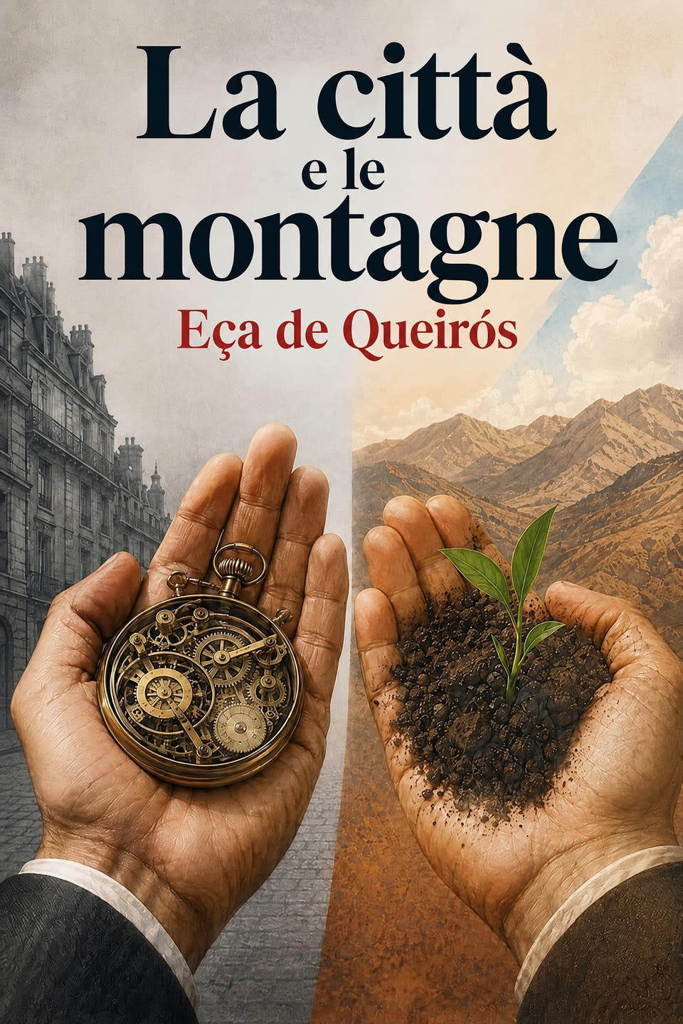 La città e le montagne by Eça de Queirós, the cover