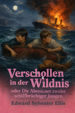 Verschollen in der Wildnis oder Die Abenteuer zweier schiffbrüchiger Jungen, the cover of this edition