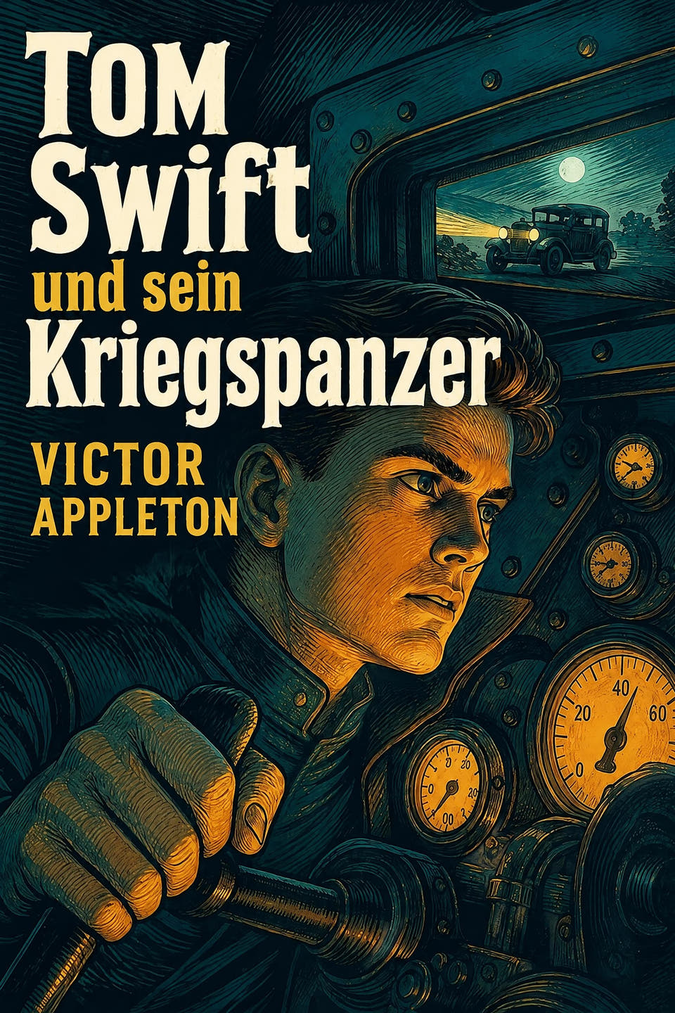 Tom Swift und sein Kriegspanzer by Victor Appleton, the cover