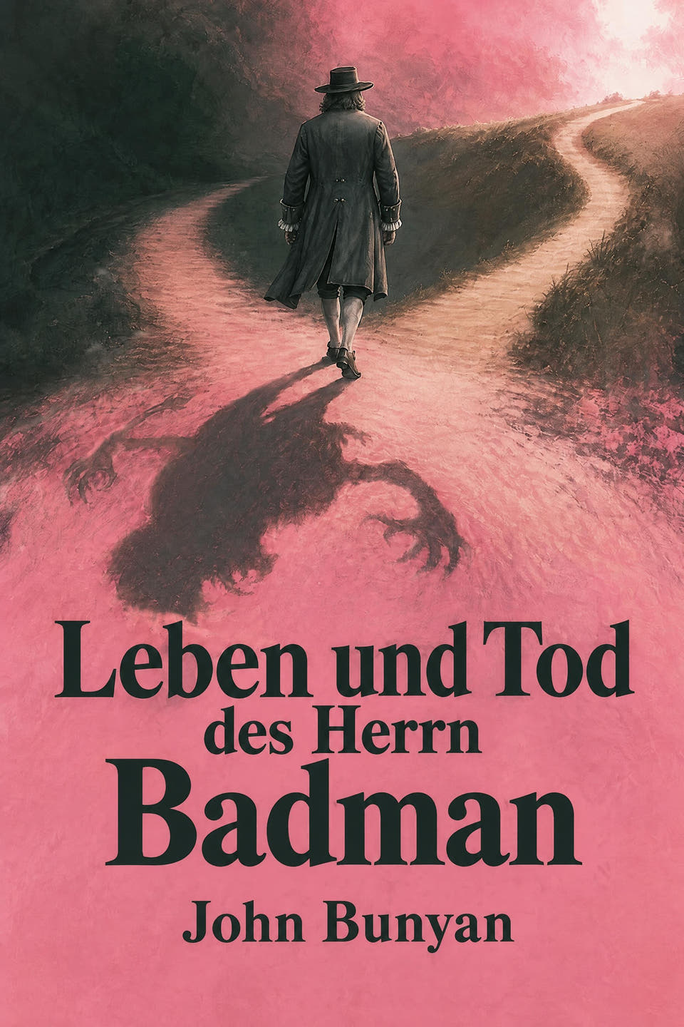 Leben und Tod des Herrn Badman by John Bunyan, the cover