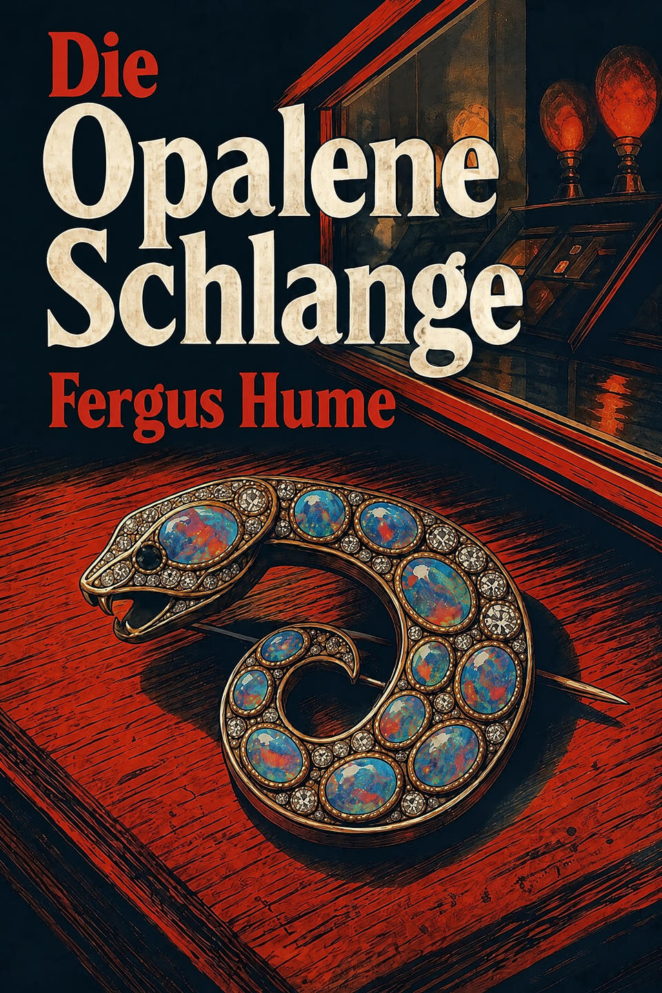 Die Opalene Schlange by Fergus Hume, the cover