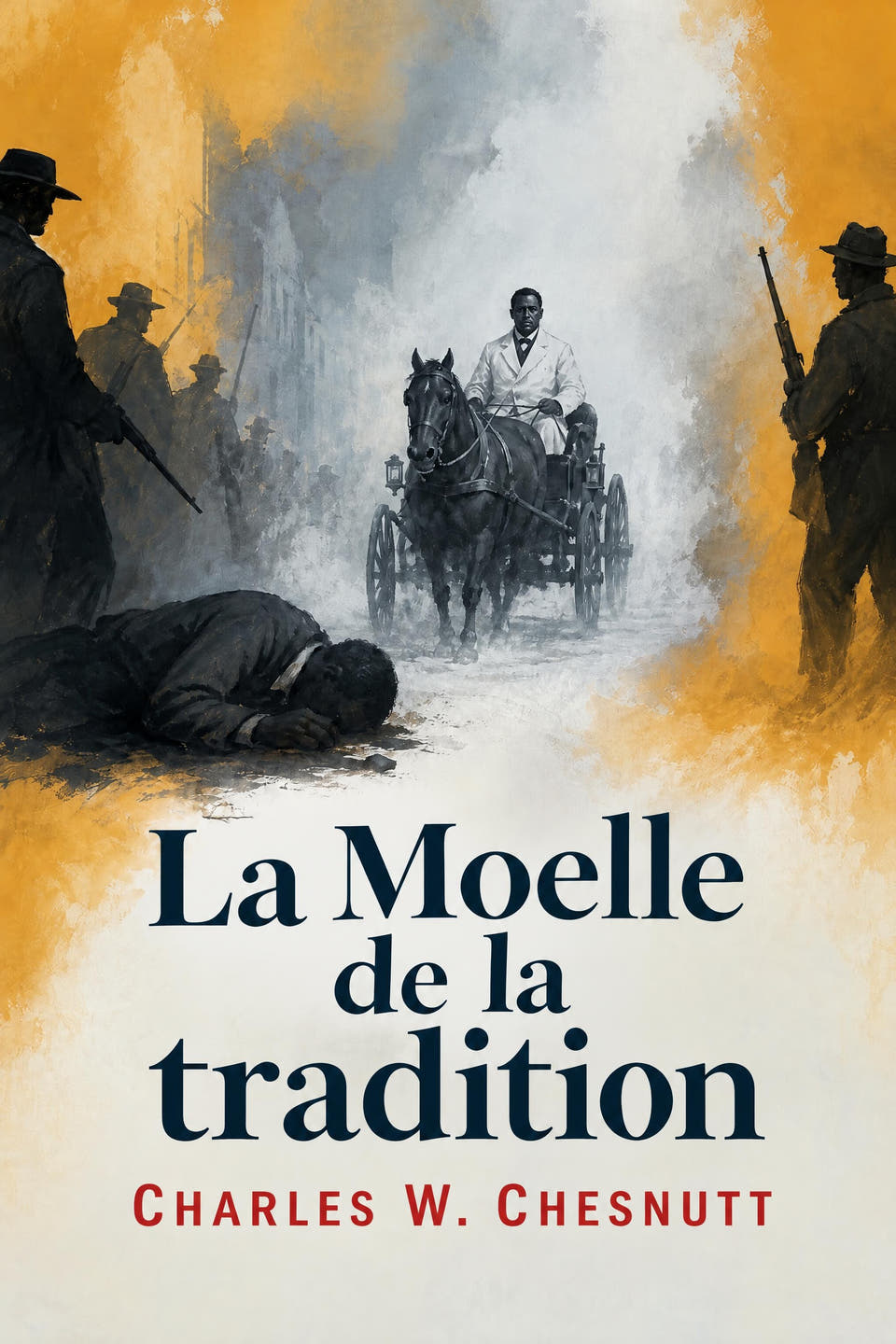 La Moelle de la tradition by Charles W. Chesnutt, the cover