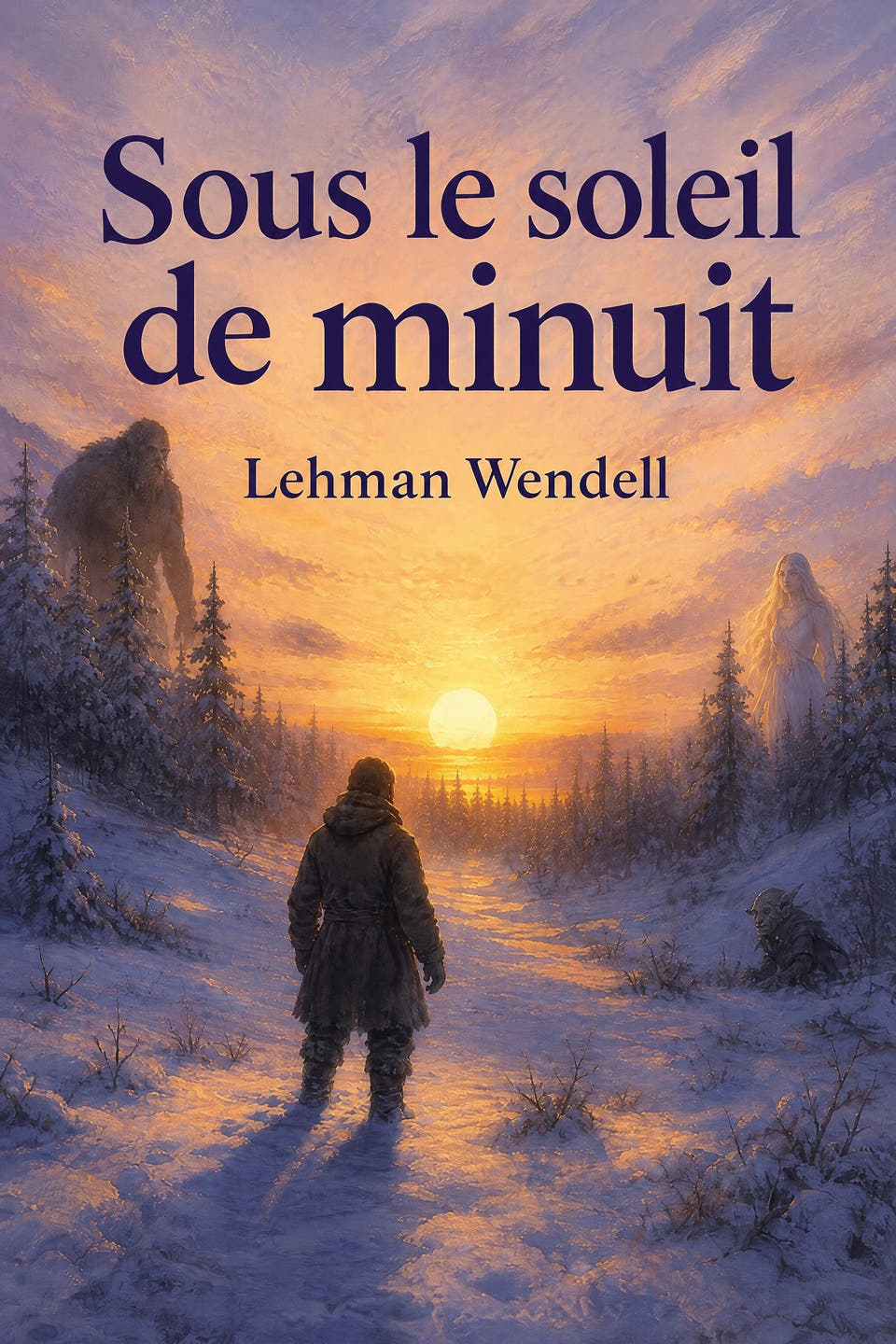 Sous le soleil de minuit by Lehman Wendell, the cover
