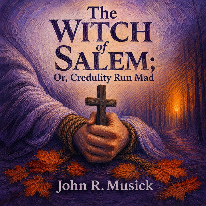 The Witch of Salem; Or, Credulity Run Mad, the audiobook cover