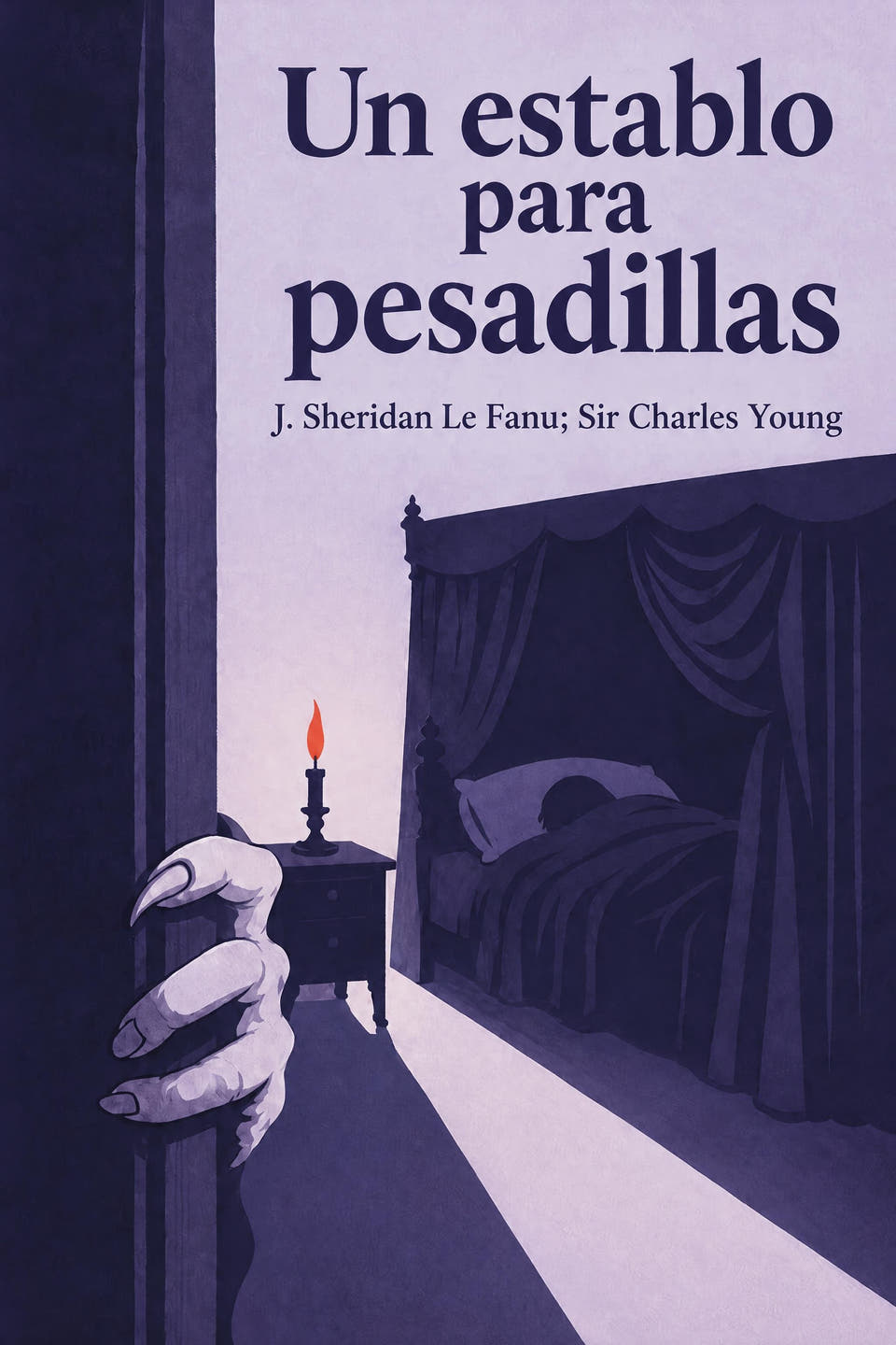 Un establo para pesadillas by J. Sheridan Le Fanu; Sir Charles Young, the cover
