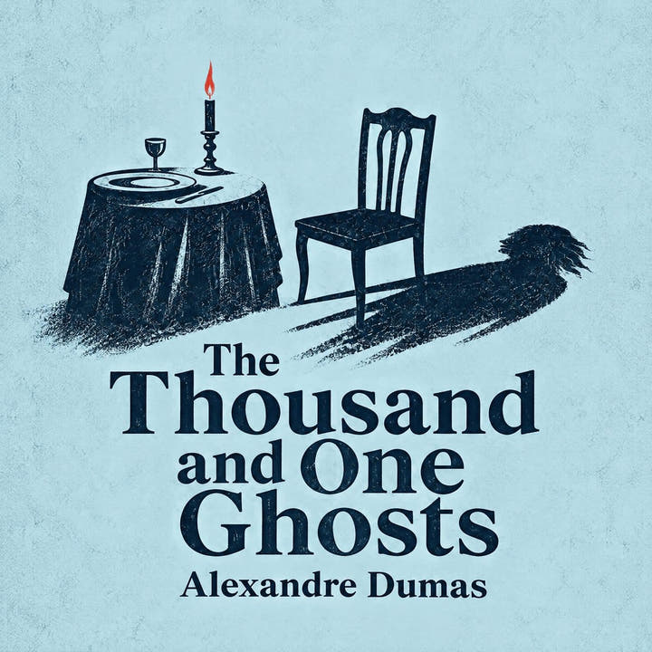 The Thousand and One Ghosts, the audiobook cover